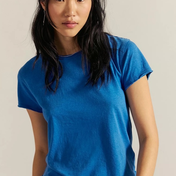 Free People | We The Free Nova Tee in Deep Water - Picture 4 of 6